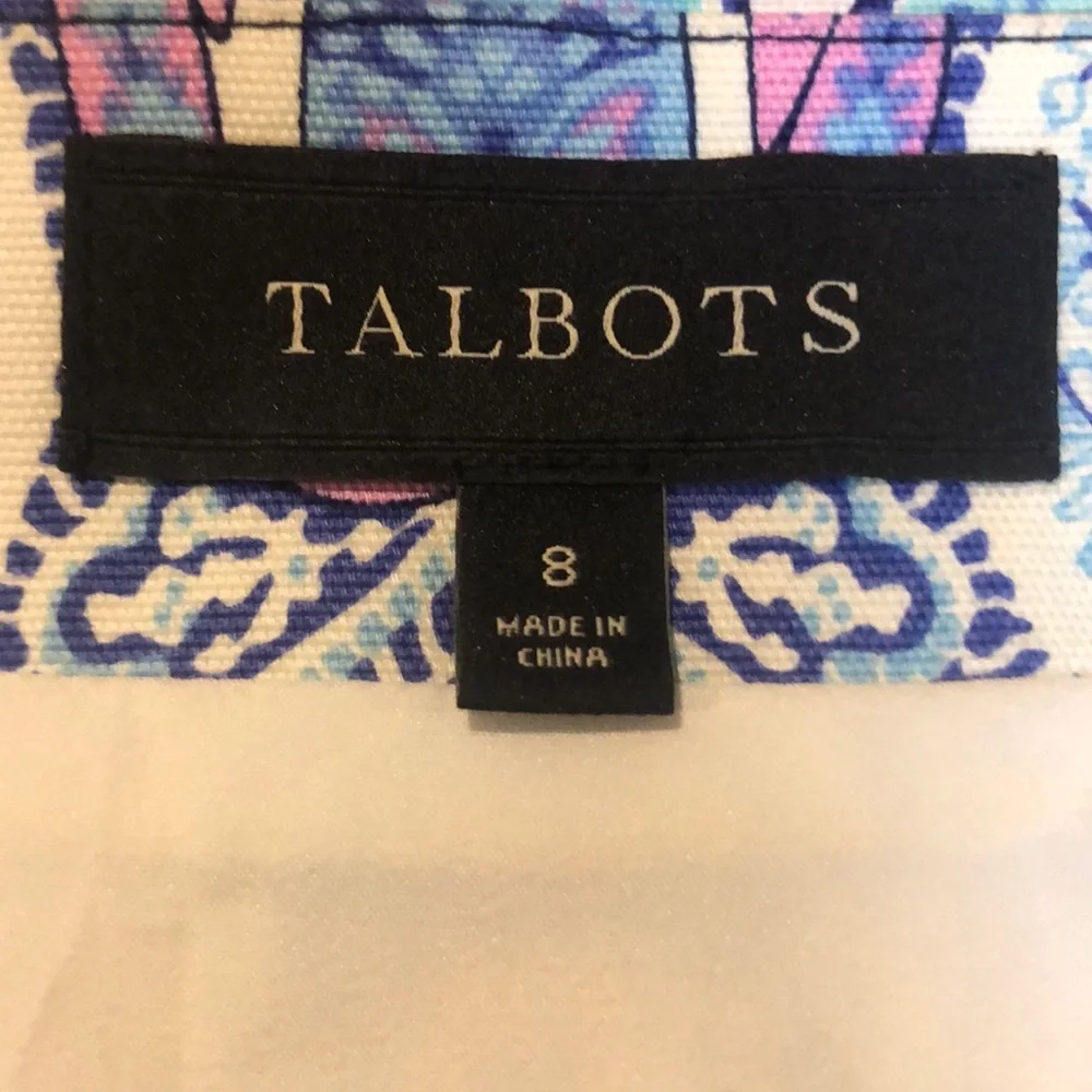 Talbots A Line Skirt Size 8 - Picture 5 of 6